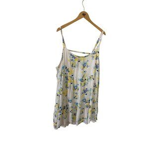 Torrid Women's White And Yellow Floral Plus Size Summer Dress - 3XL